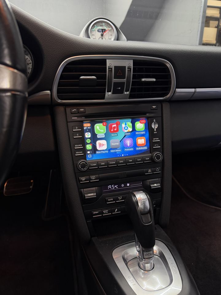 CarPlay instalado en Porsche 911